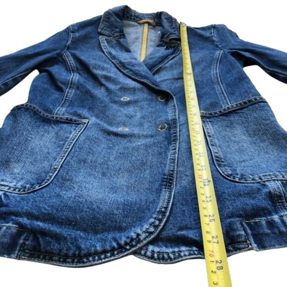 Vintage Y2K United Color of Benetton denim jacket blazer - Picture 15 of 16